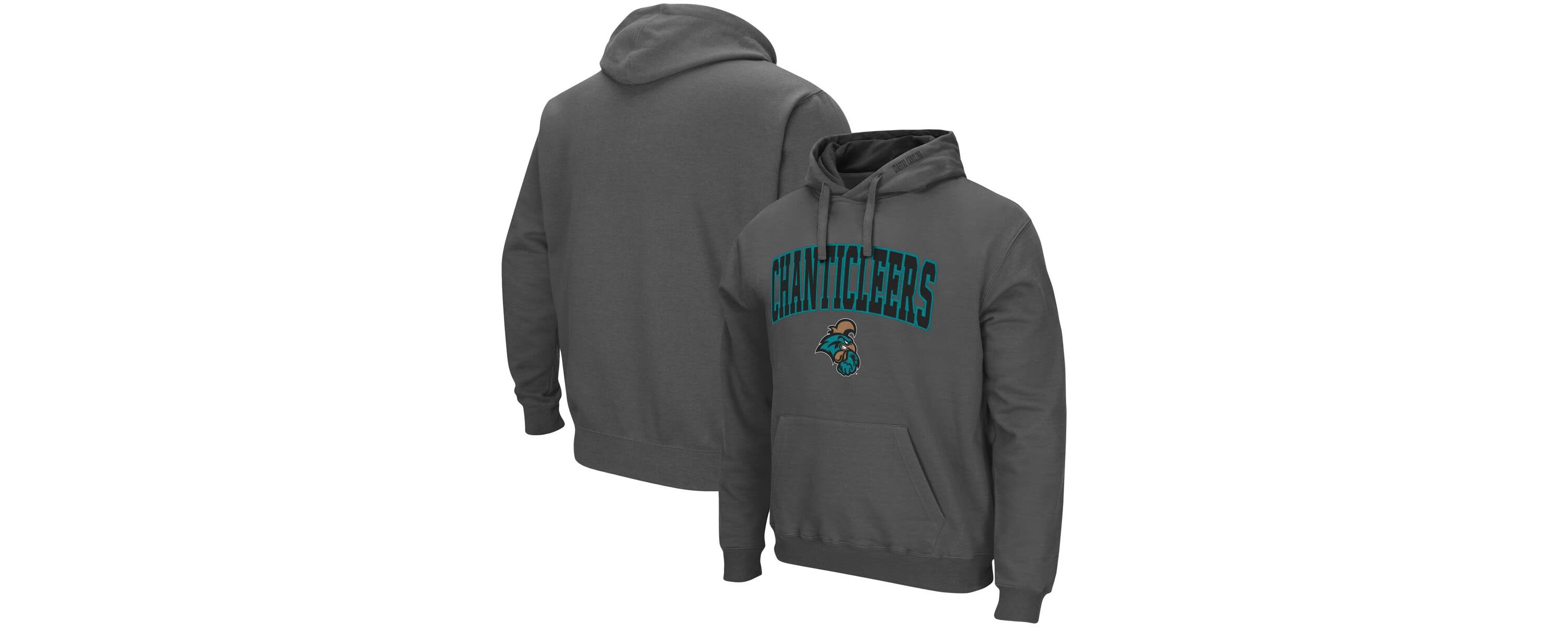 NCAA Coastal Carolina Chanticleers Arch and Logo Pullover Hoodie