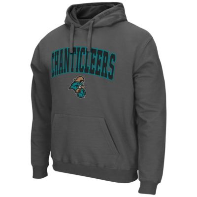 NCAA Coastal Carolina Chanticleers Arch and Logo Pullover Hoodie