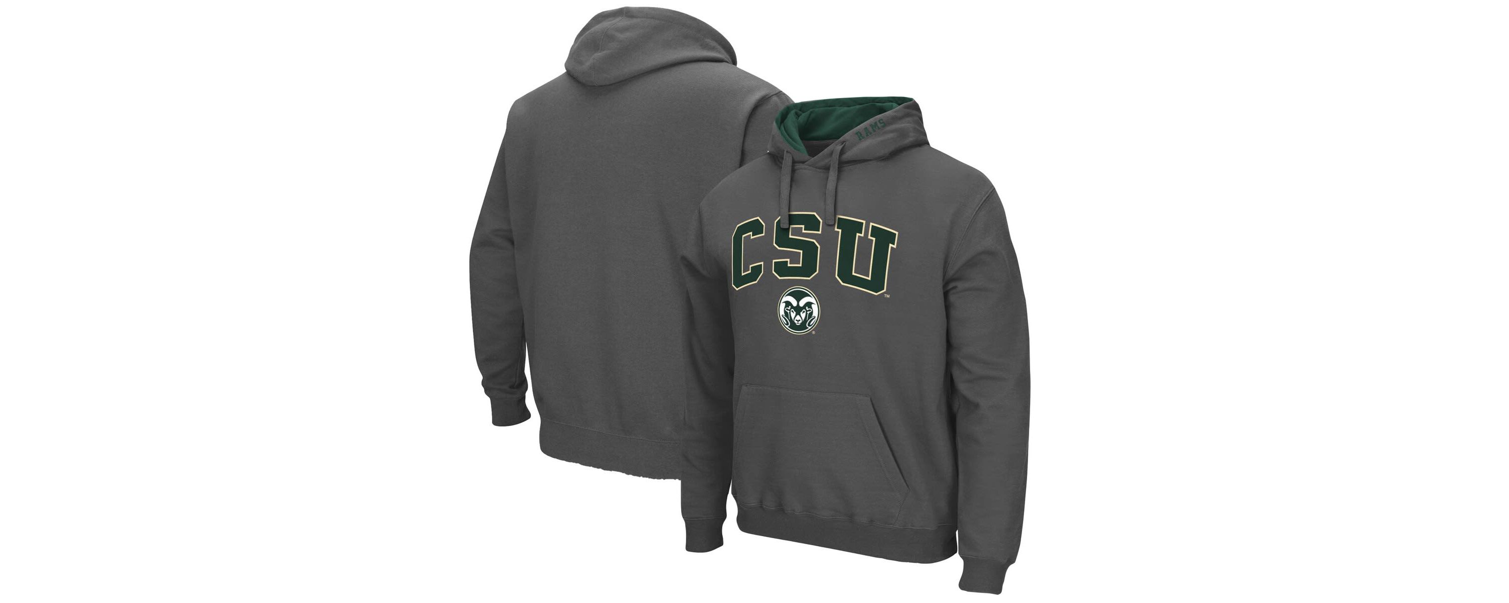 NCAA Colorado State Rams Arch and Logo Pullover Hoodie