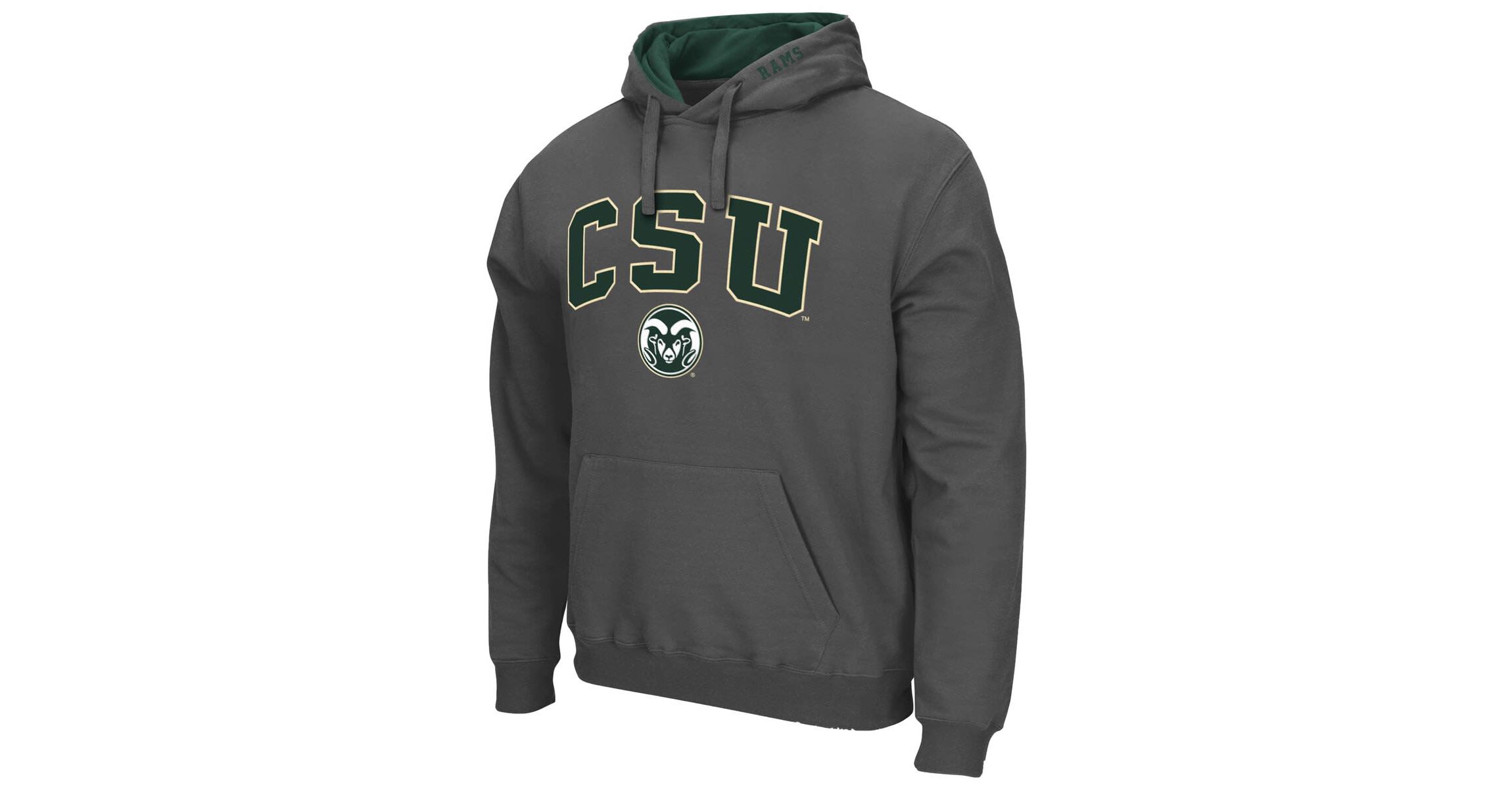 NCAA Colorado State Rams Arch and Logo Pullover Hoodie