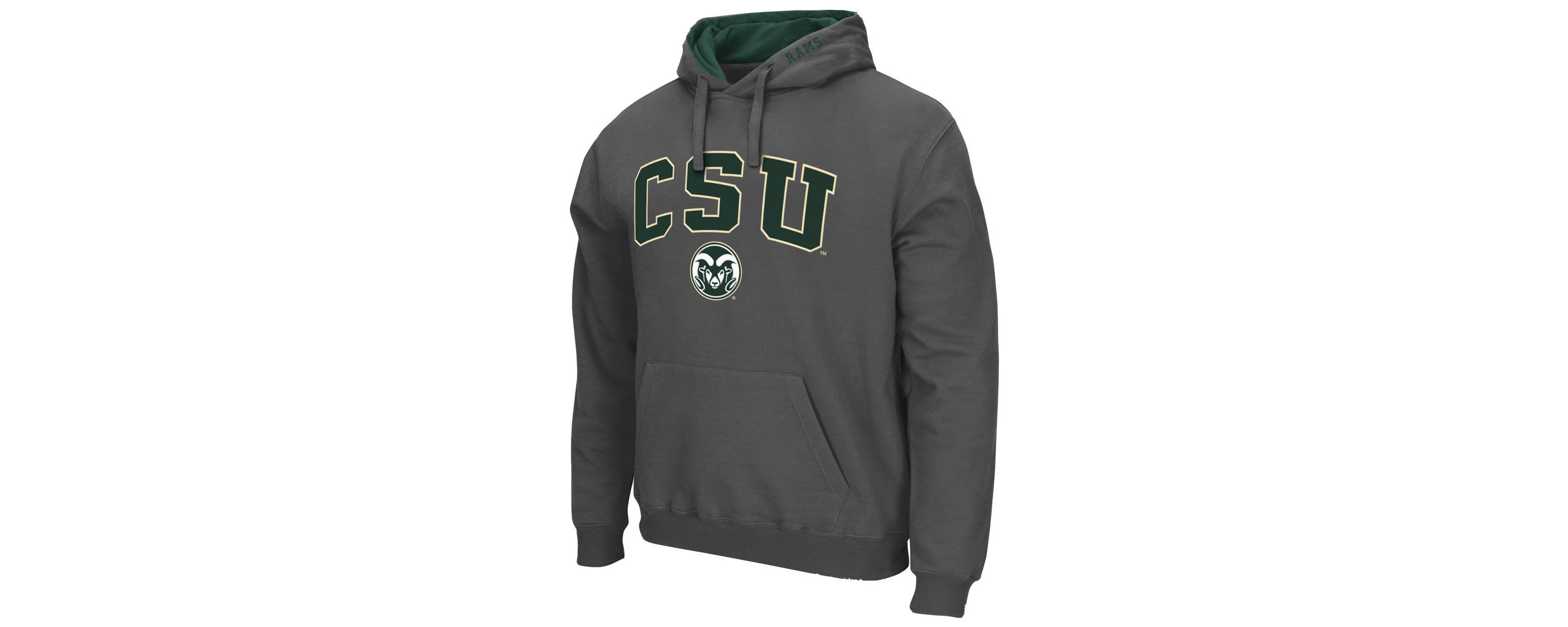 NCAA Colorado State Rams Arch and Logo Pullover Hoodie