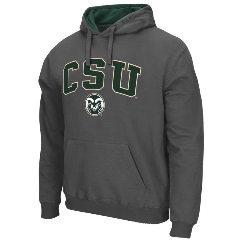 NCAA Colorado State Rams Arch and Logo Pullover Hoodie