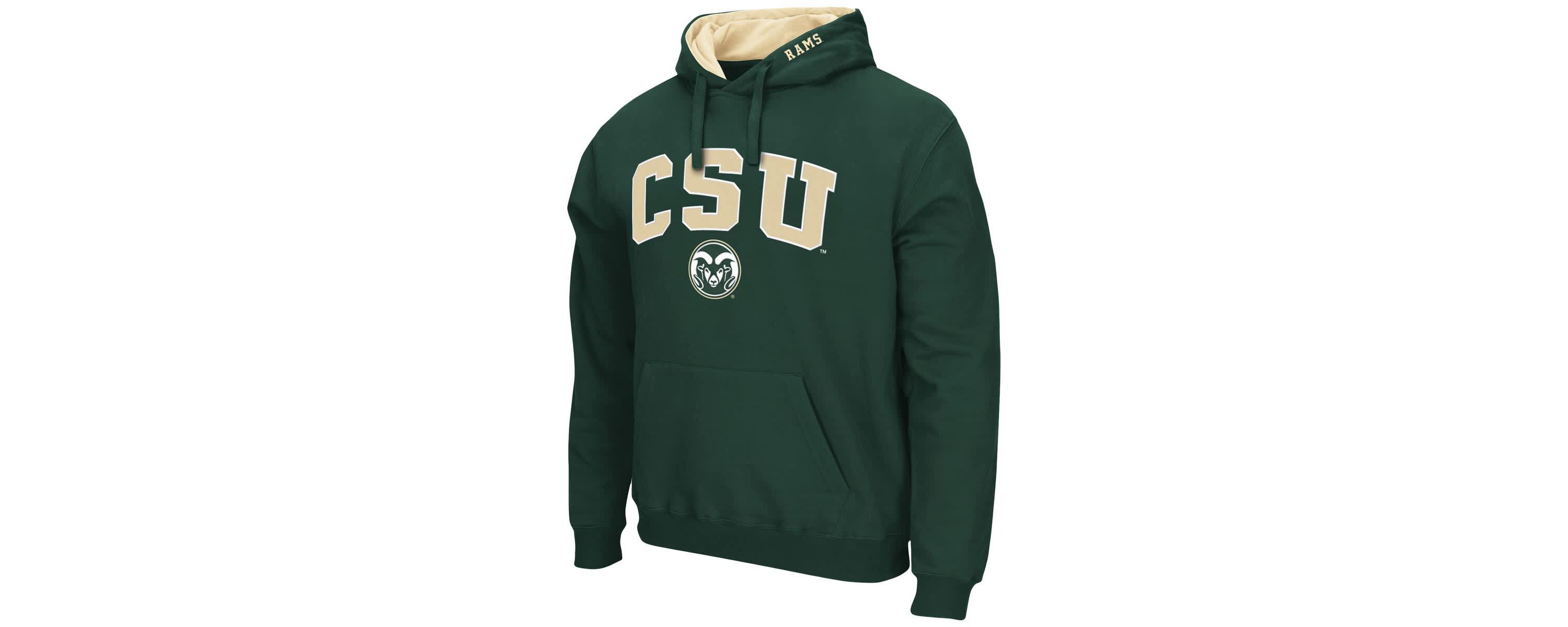 NCAA Colorado State Rams Arch and Logo Pullover Hoodie