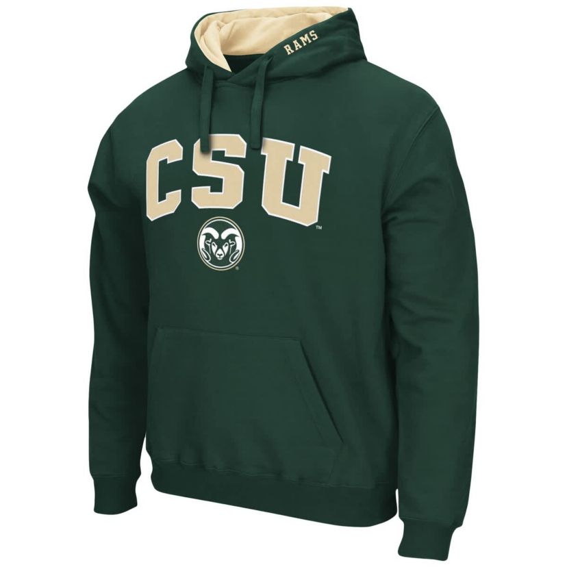NCAA Colorado State Rams Arch and Logo Pullover Hoodie