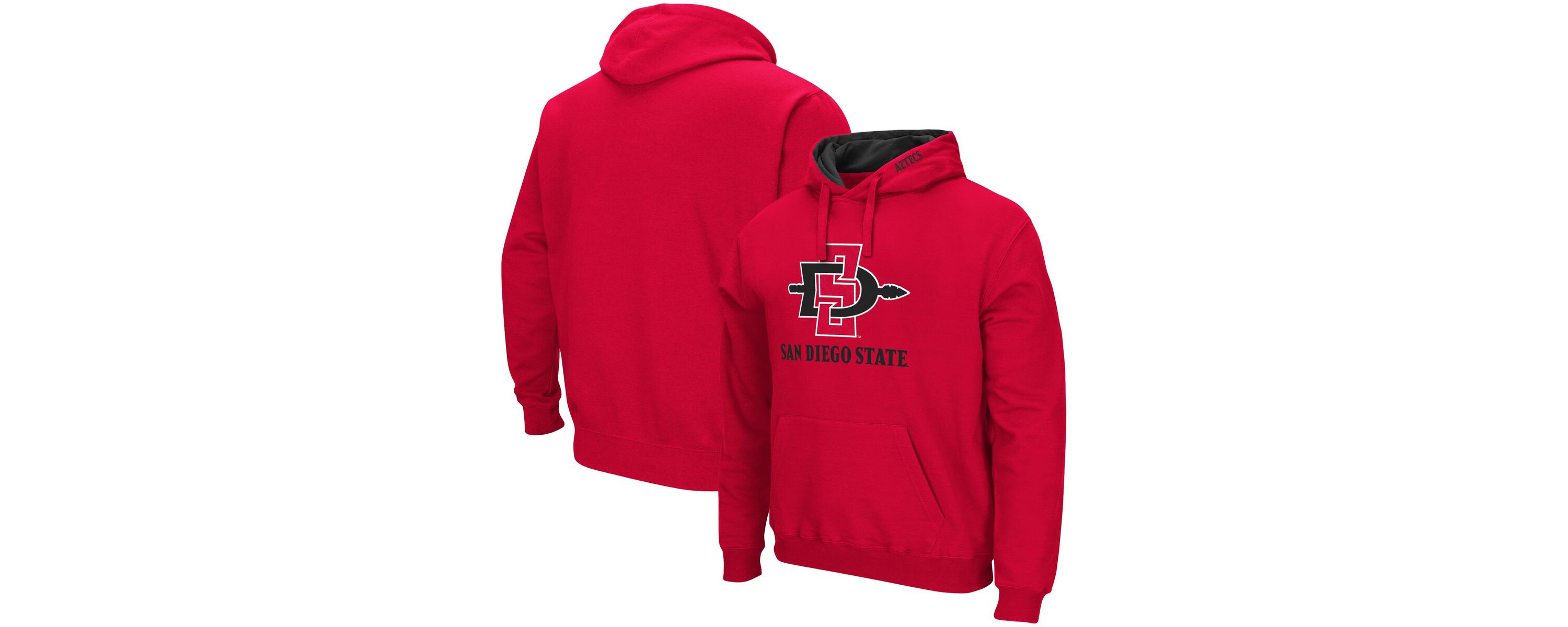NCAA San Diego State Aztecs Arch and Logo Pullover Hoodie