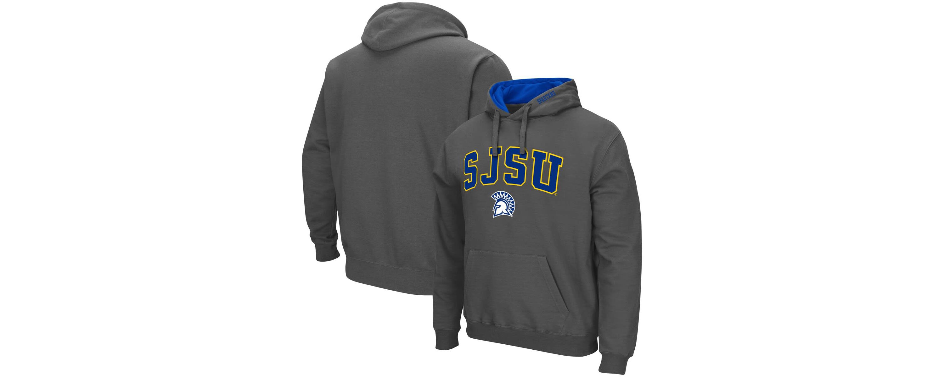 NCAA San Jose State Spartans Arch and Logo Pullover Hoodie