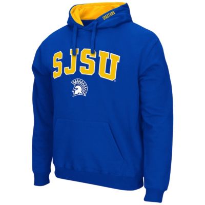 NCAA San Jose State Spartans Arch and Logo Pullover Hoodie