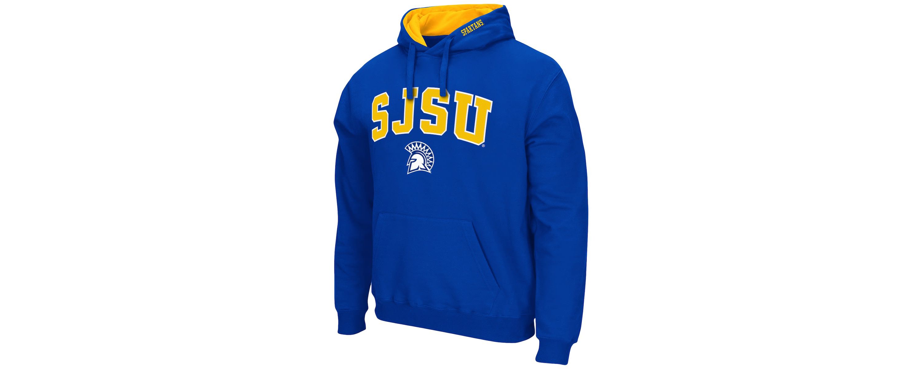 NCAA San Jose State Spartans Arch and Logo Pullover Hoodie