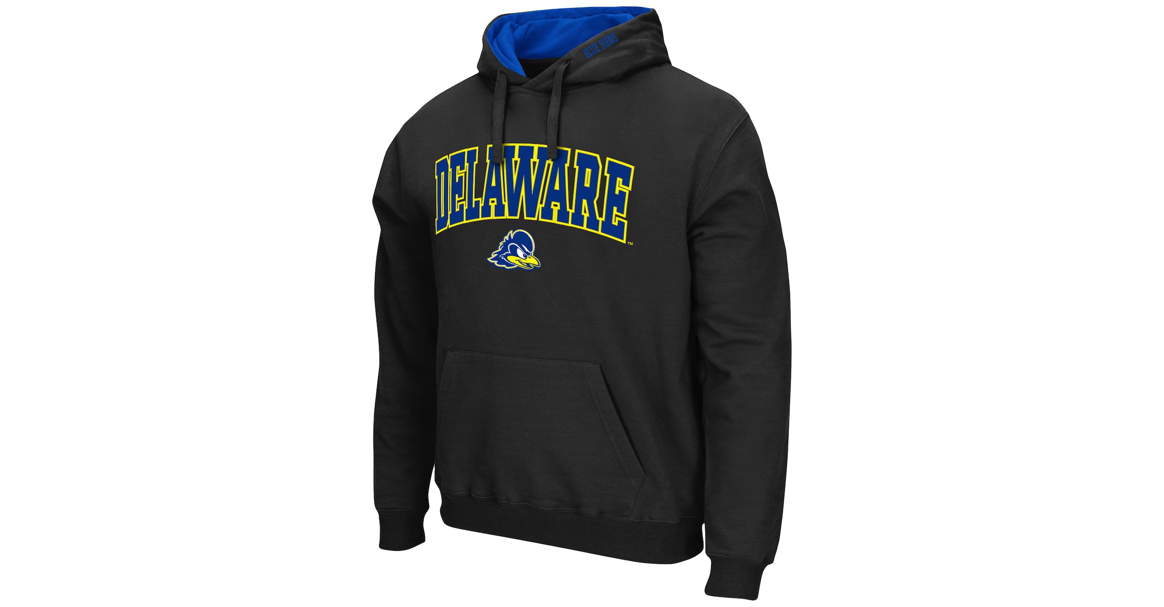 Delaware Fightin Blue Hens NCAA Delaware Fightin Hens Arch and Logo Pullover Hoodie
