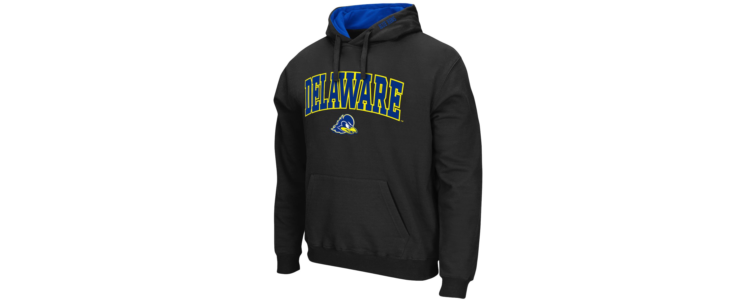 Delaware Fightin Blue Hens NCAA Delaware Fightin Hens Arch and Logo Pullover Hoodie