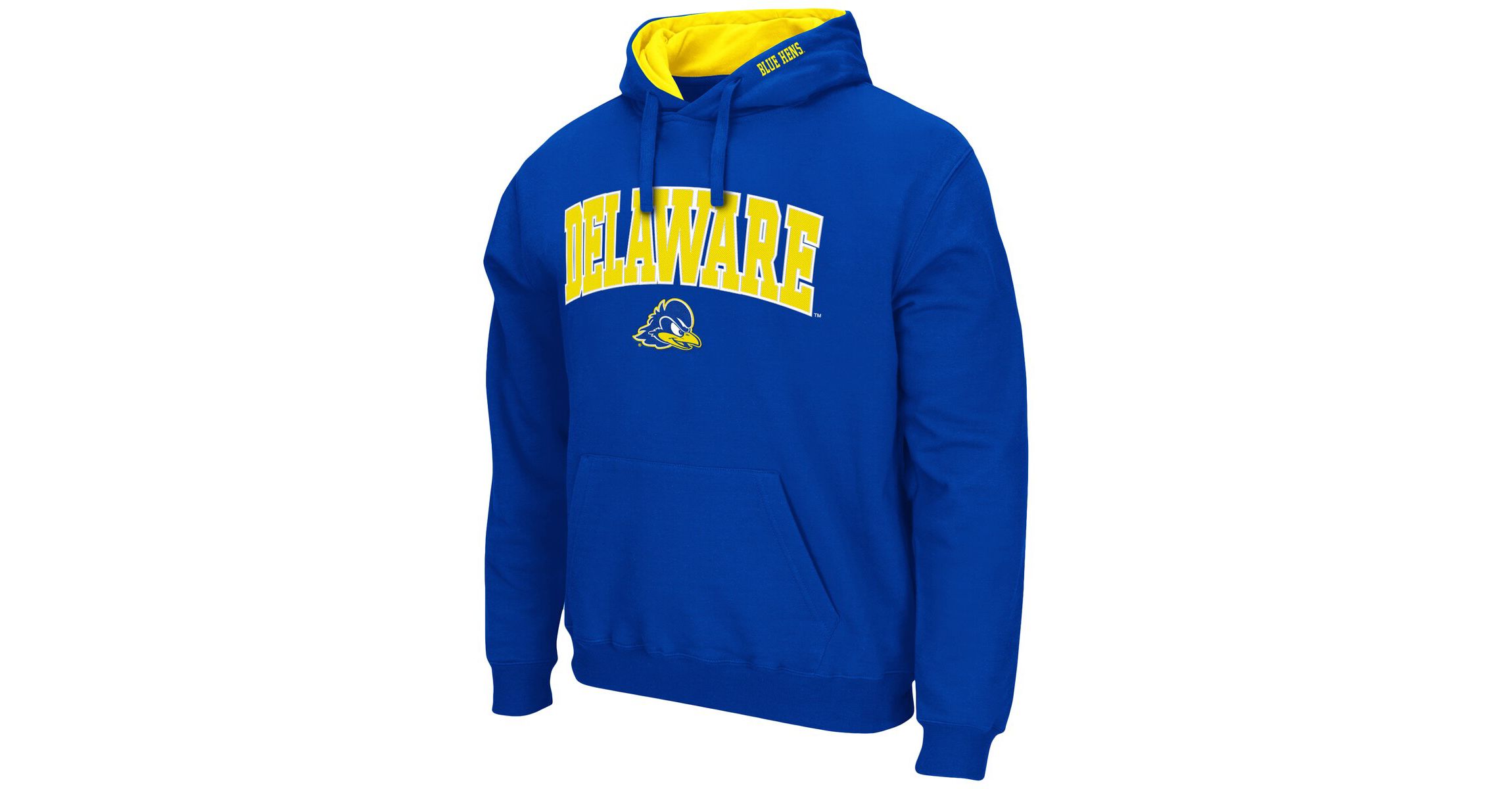 Delaware Fightin Blue Hens NCAA Delaware Fightin Hens Arch and Logo Pullover Hoodie