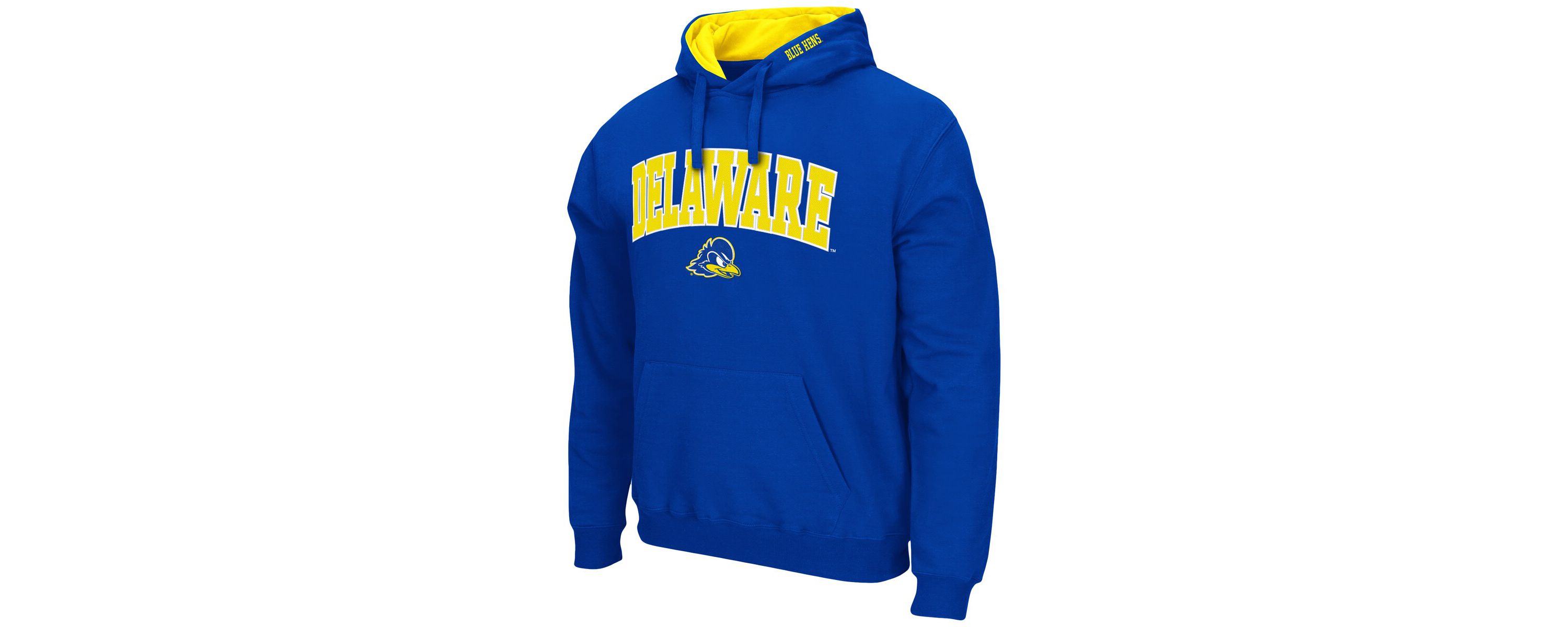 Delaware Fightin Blue Hens NCAA Delaware Fightin Hens Arch and Logo Pullover Hoodie