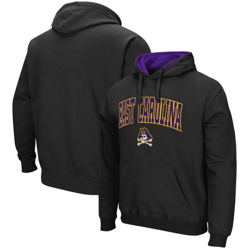 East Carolina Pirates NCAA ECU Pirates Arch and Logo Pullover Hoodie