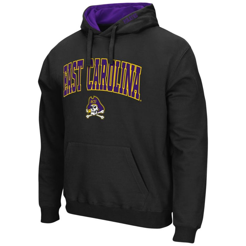 East Carolina Pirates NCAA ECU Pirates Arch and Logo Pullover Hoodie