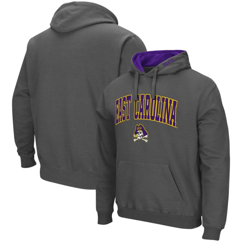 East Carolina Pirates NCAA ECU Pirates Arch and Logo Pullover Hoodie