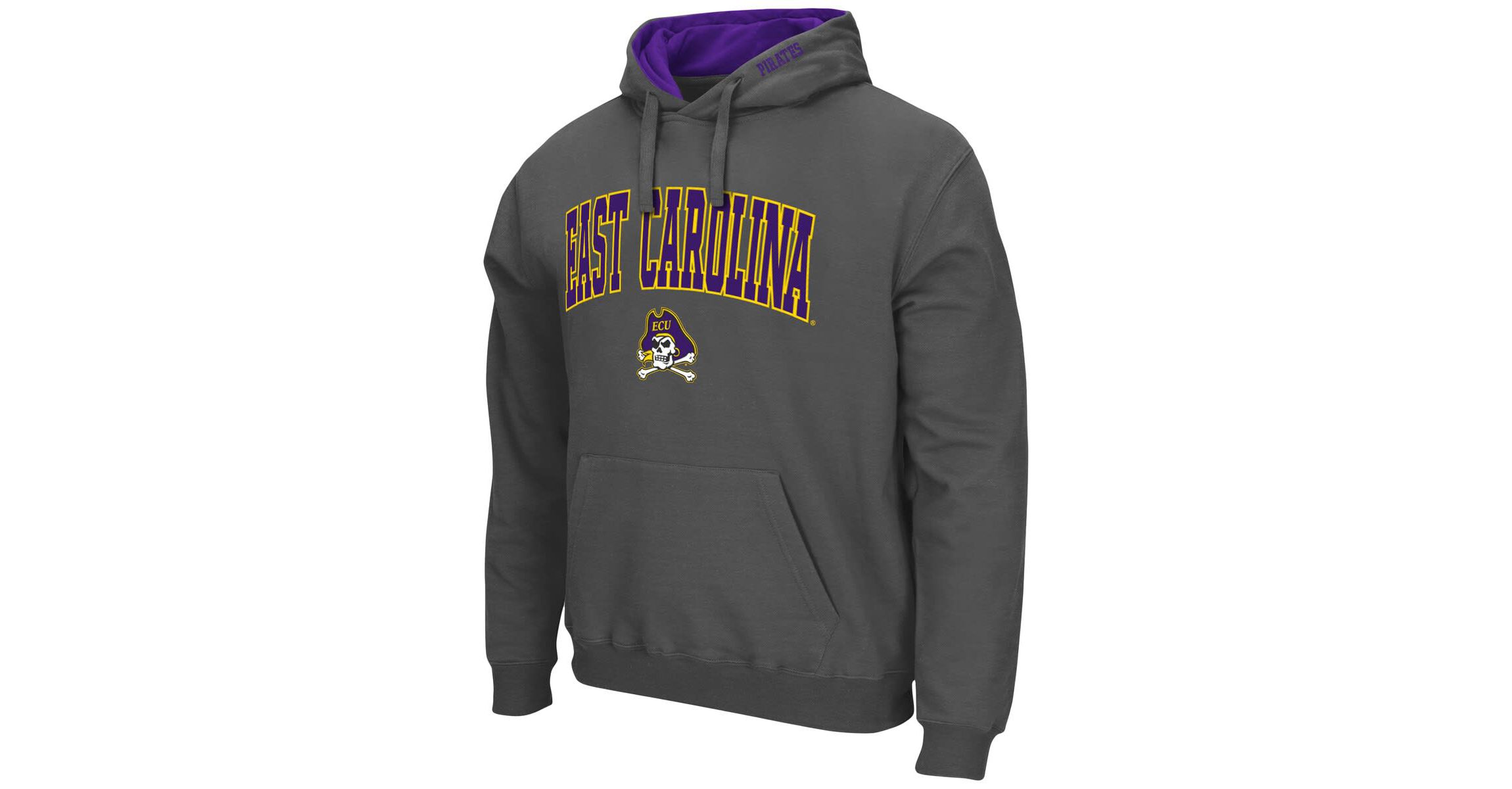 East Carolina Pirates NCAA ECU Pirates Arch and Logo Pullover Hoodie