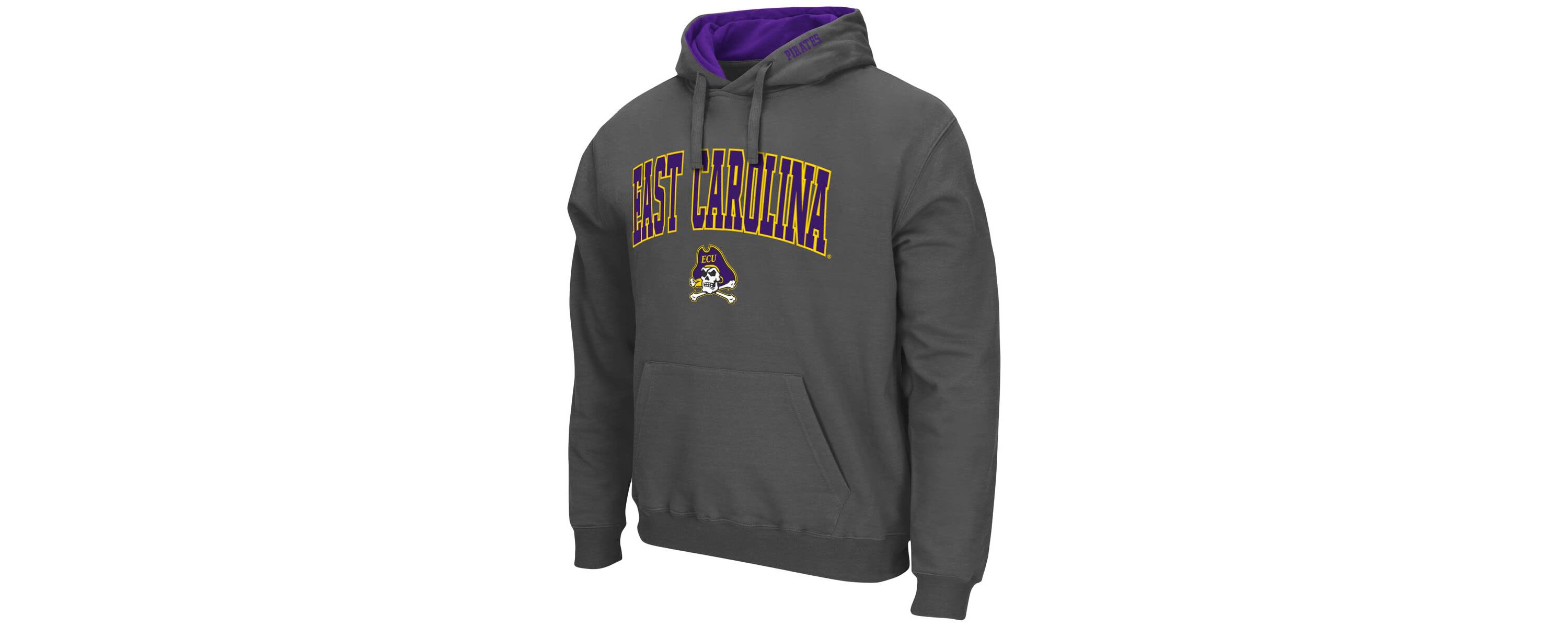 East Carolina Pirates NCAA ECU Pirates Arch and Logo Pullover Hoodie