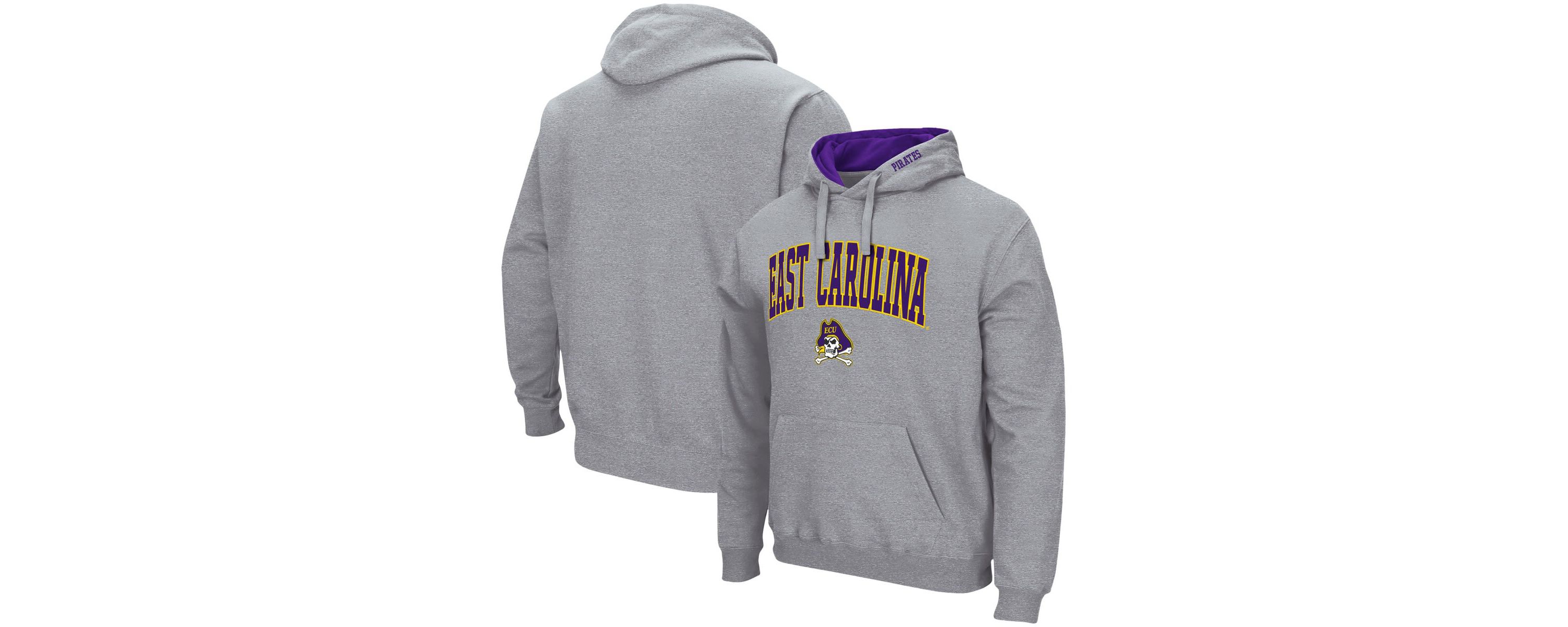 East Carolina Pirates NCAA ed ECU Pirates Arch and Logo Pullover Hoodie