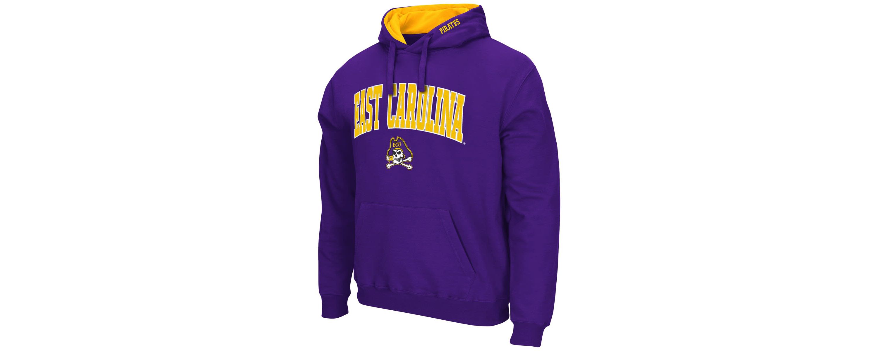 East Carolina Pirates NCAA ECU Pirates Arch and Logo Pullover Hoodie