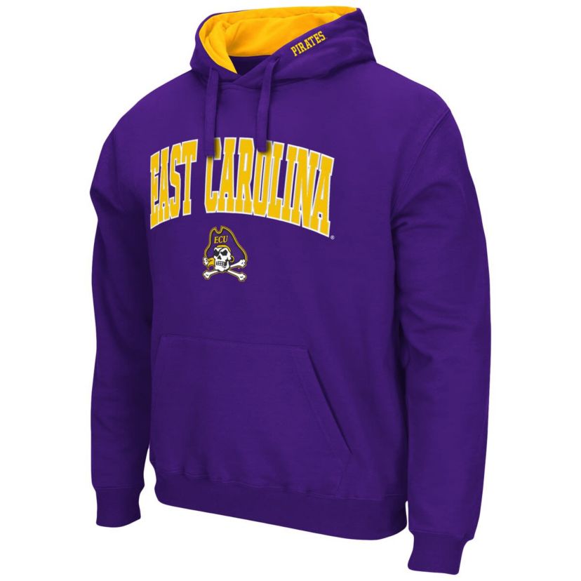 East Carolina Pirates NCAA ECU Pirates Arch and Logo Pullover Hoodie