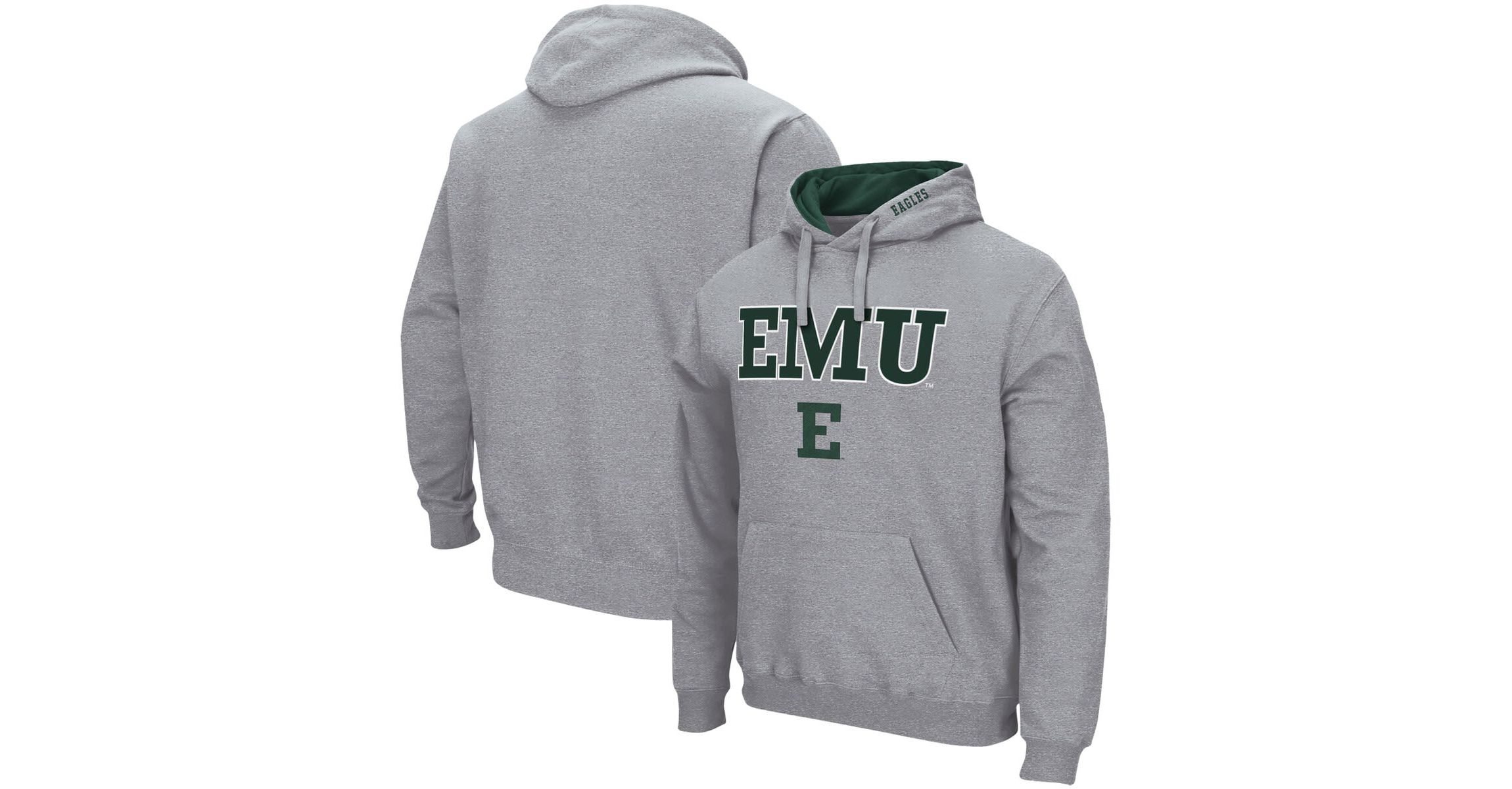 NCAA ed Eastern Michigan Eagles Arch & Logo 3.0 Pullover Hoodie