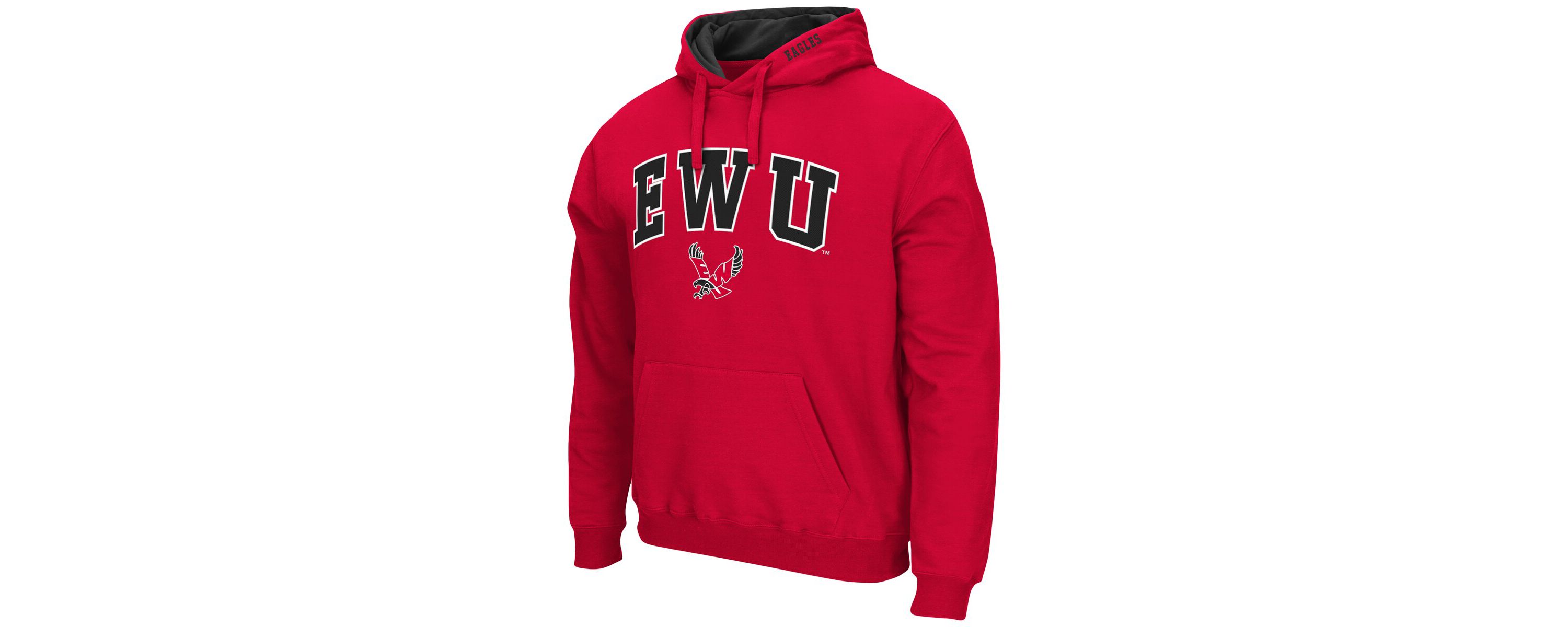 NCAA Eastern Washington Eagles Arch and Logo Pullover Hoodie