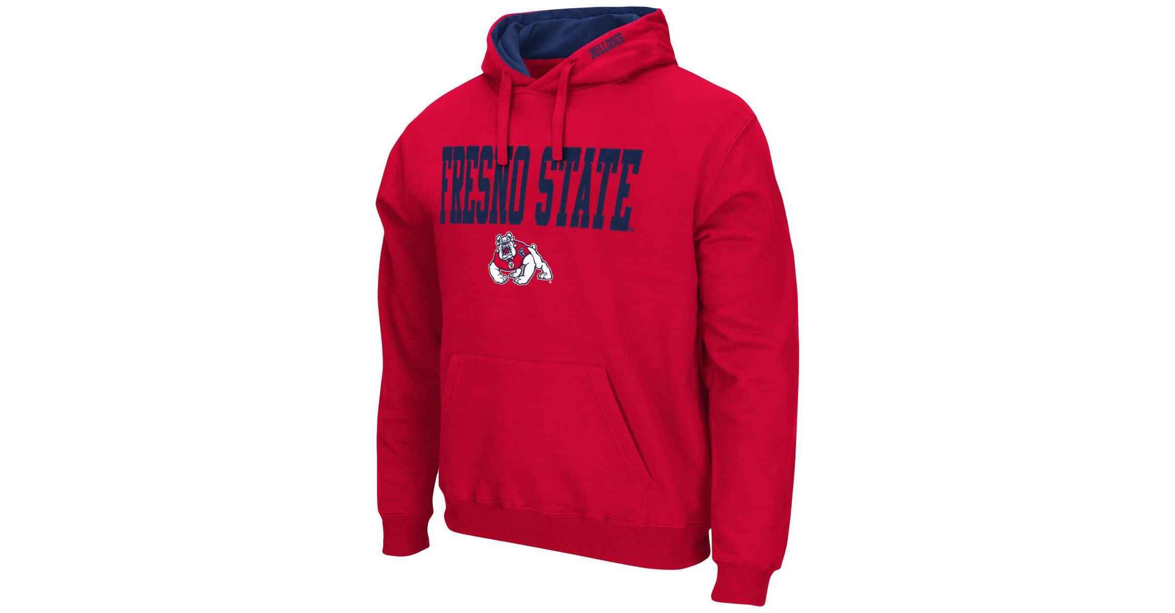NCAA Fresno State Bulldogs Arch and Logo Pullover Hoodie