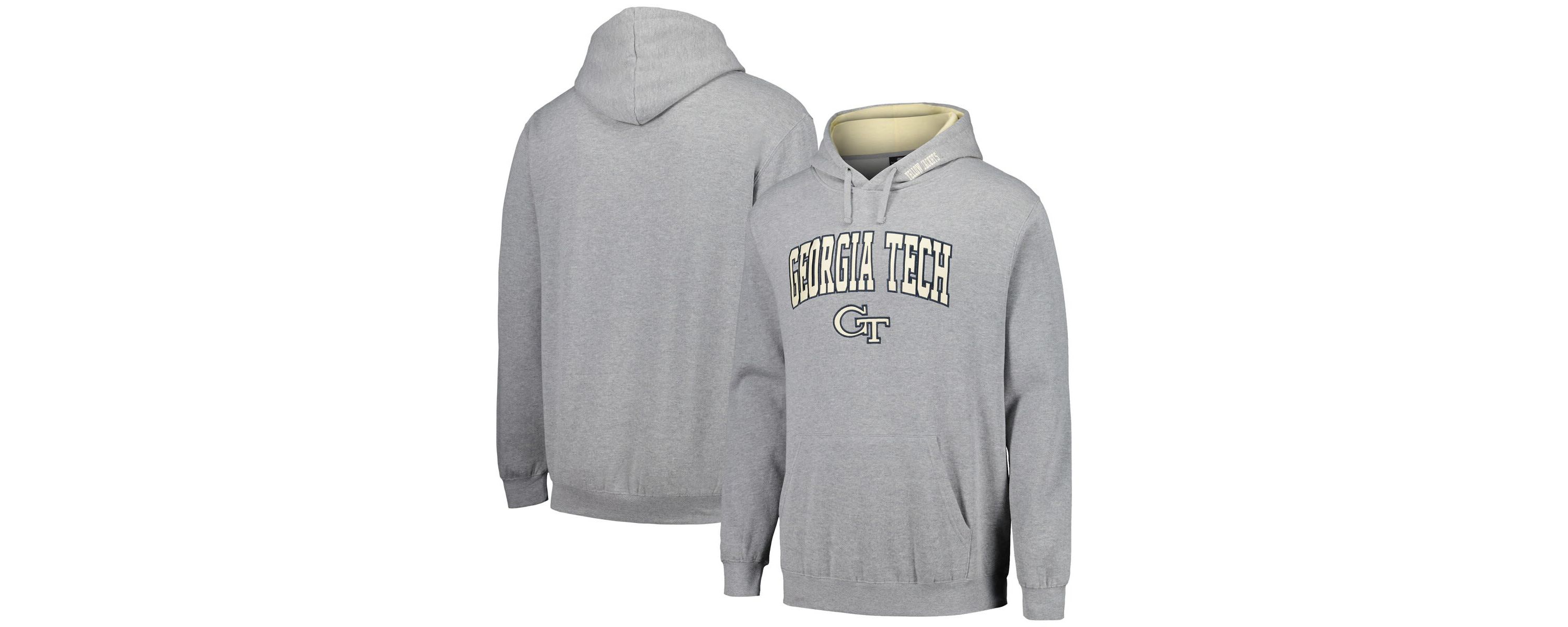 Georgia Tech Yellow Jackets NCAA ed Georgia Tech Jackets Arch & Logo 3.0 Pullover Hoodie