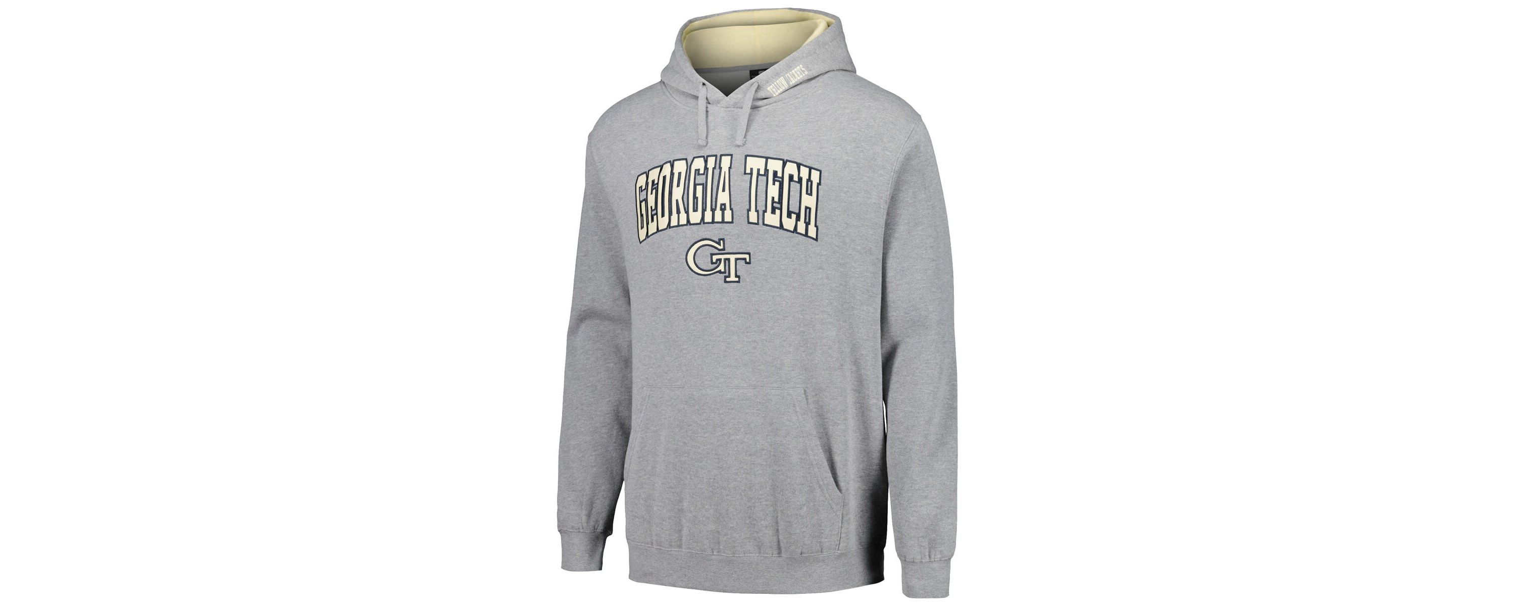 Georgia Tech Yellow Jackets NCAA ed Georgia Tech Jackets Arch & Logo 3.0 Pullover Hoodie