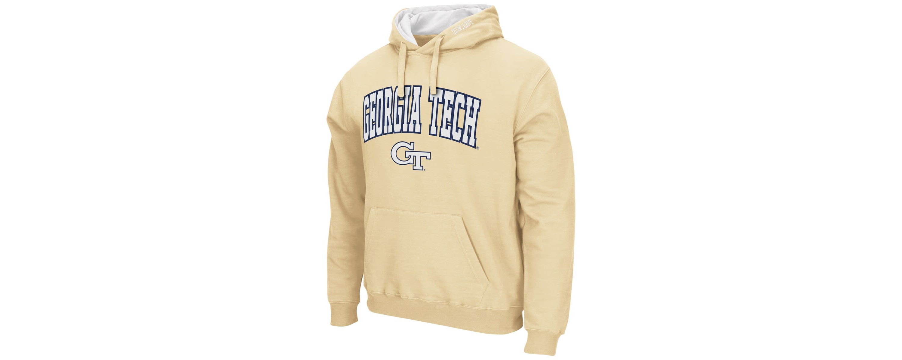 Georgia Tech Yellow Jackets NCAA Georgia Tech Jackets Arch and Logo Pullover Hoodie