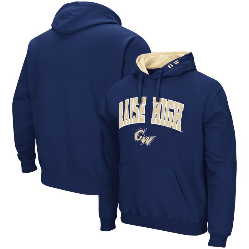 NCAA George Washington University Arch and Logo Pullover Hoodie