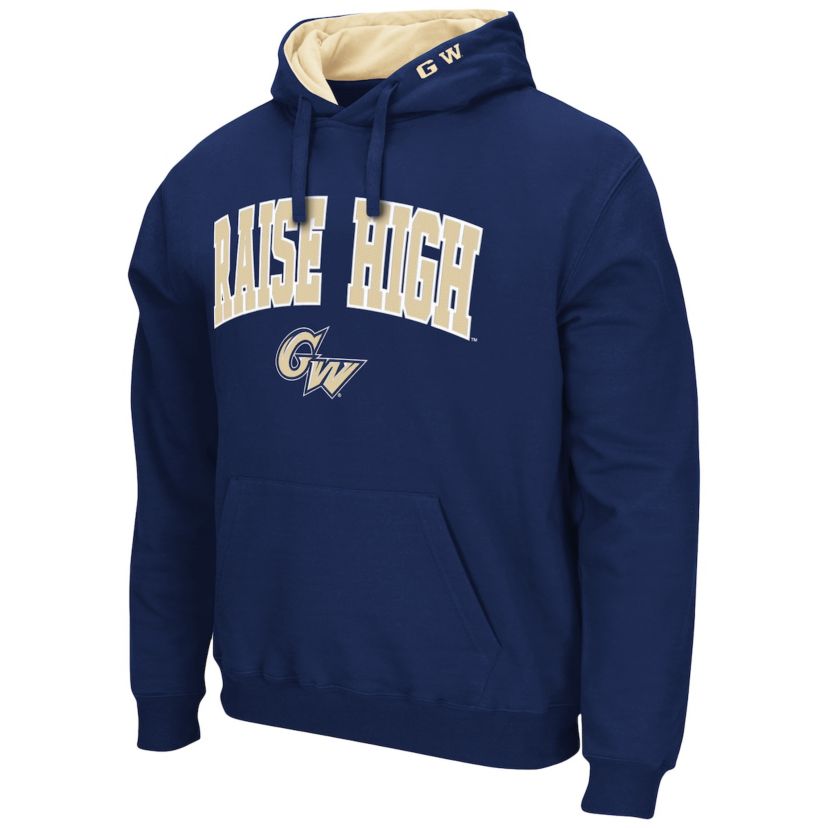 NCAA George Washington University Arch and Logo Pullover Hoodie