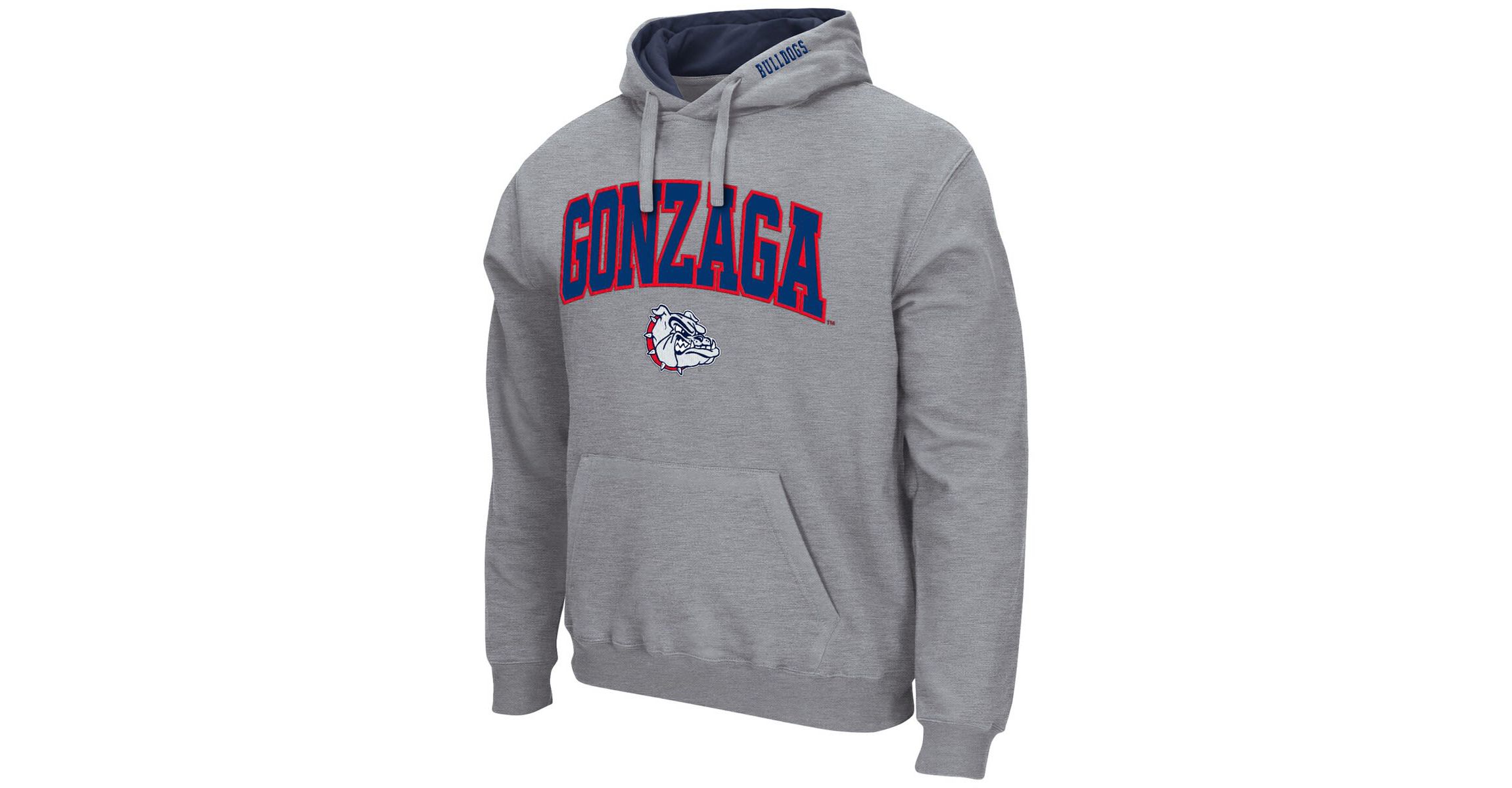 Gonzaga University Bulldogs NCAA Gonzaga Bulldogs Arch and Logo Pullover Hoodie