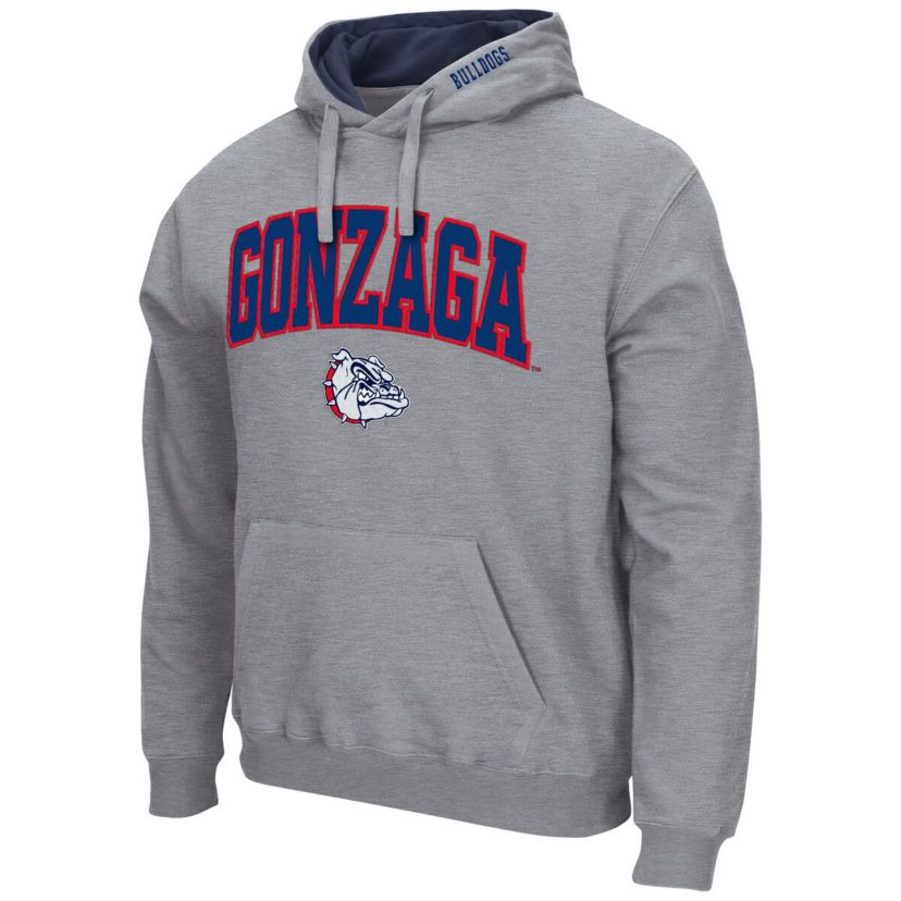 Gonzaga University Bulldogs NCAA Gonzaga Bulldogs Arch and Logo Pullover Hoodie