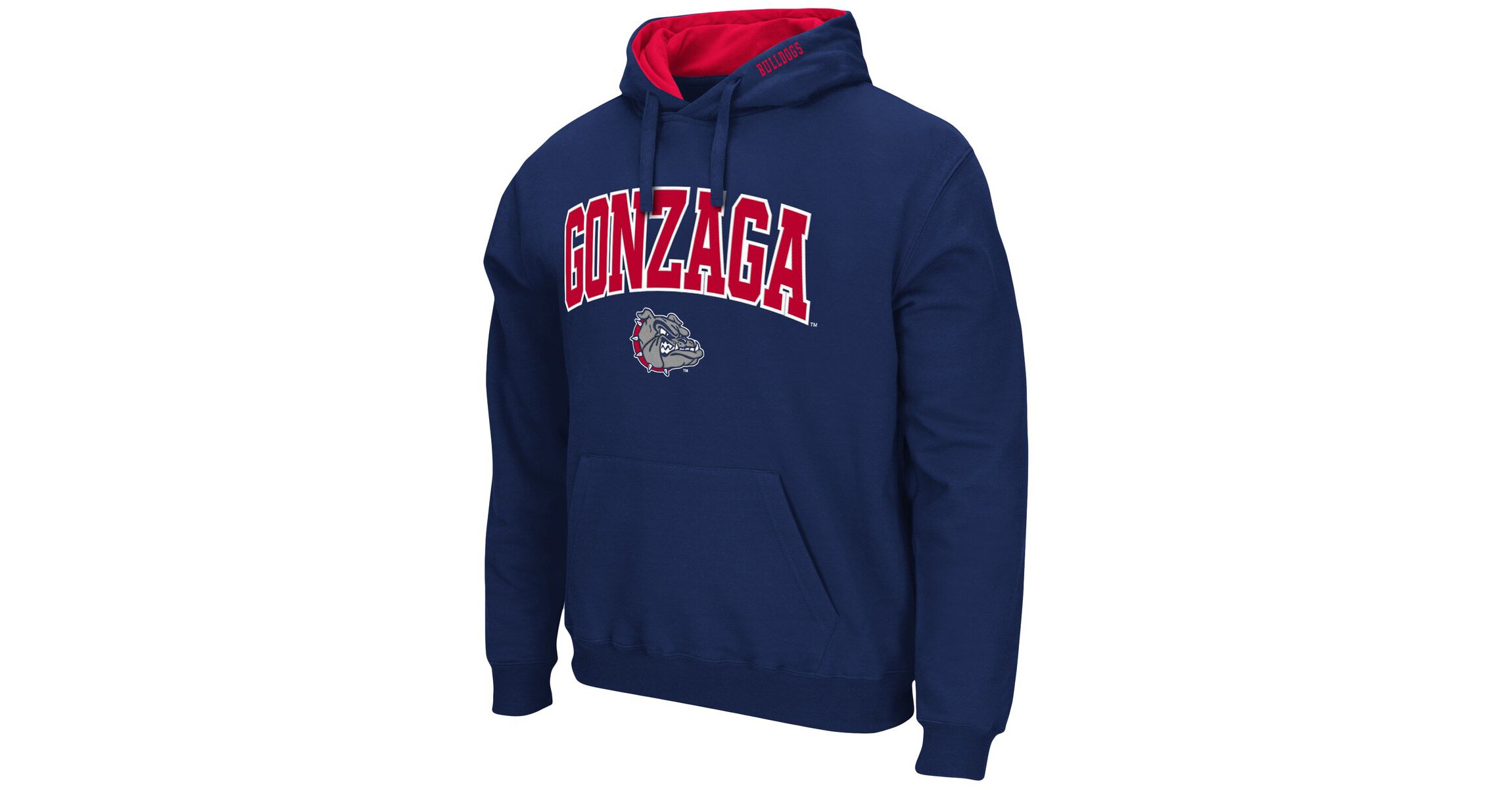 Gonzaga University Bulldogs NCAA Gonzaga Bulldogs Arch and Logo Pullover Hoodie