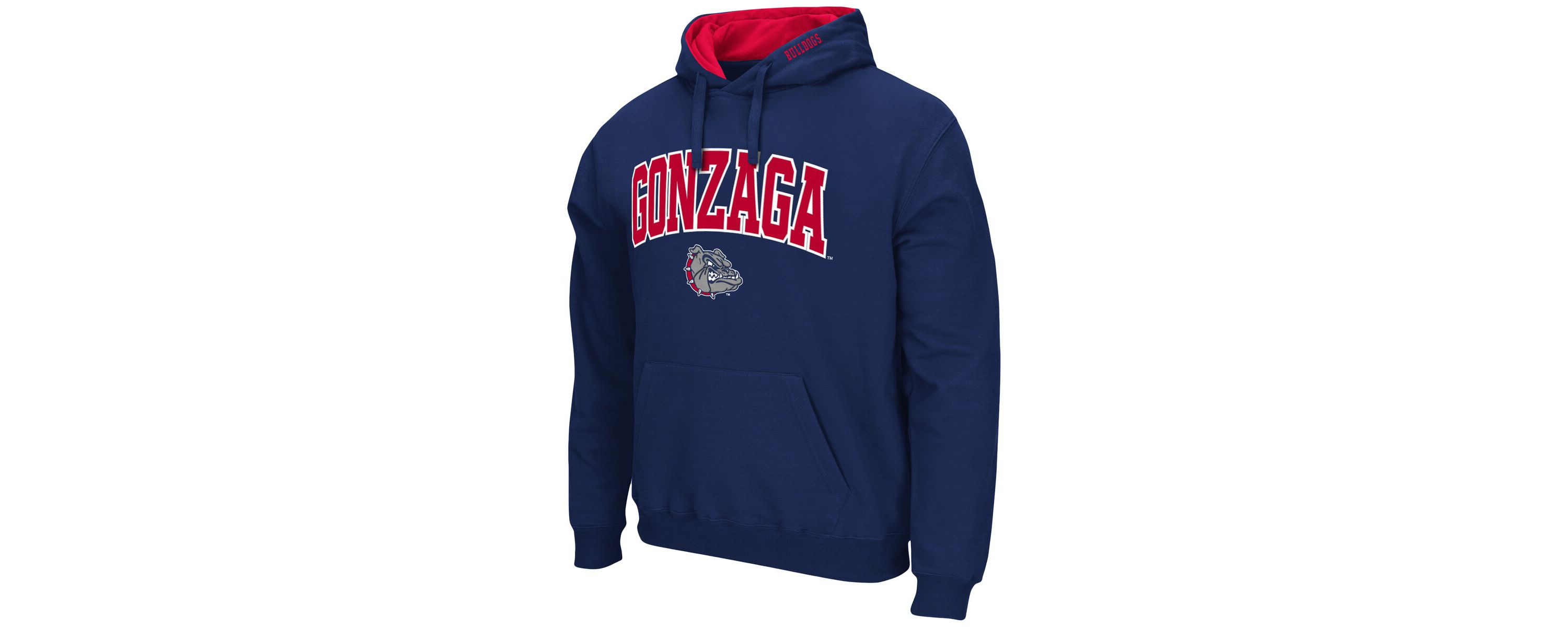 Gonzaga University Bulldogs NCAA Gonzaga Bulldogs Arch and Logo Pullover Hoodie