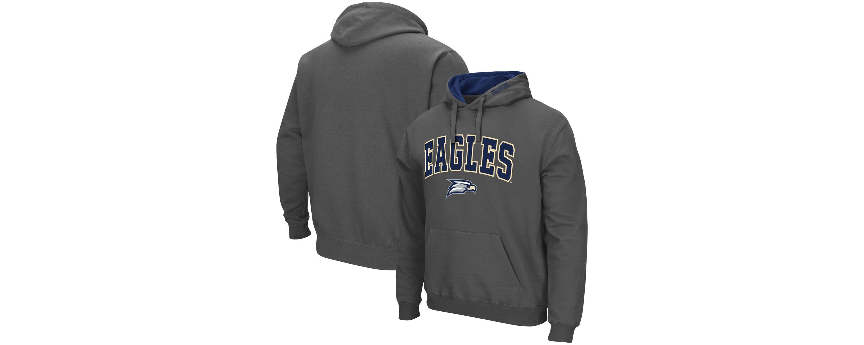 NCAA Georgia Southern Eagles Arch and Logo Pullover Hoodie