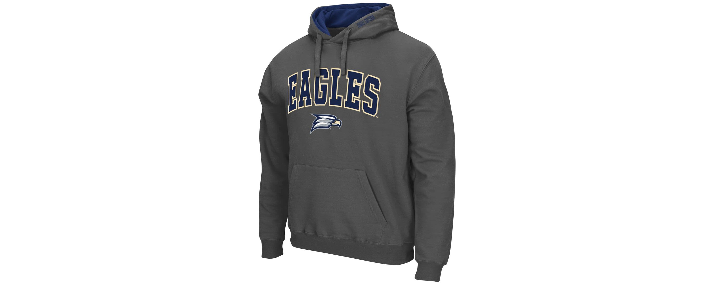 NCAA Georgia Southern Eagles Arch and Logo Pullover Hoodie