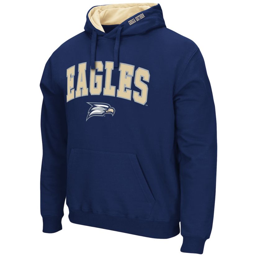 NCAA Georgia Southern Eagles Arch and Logo Pullover Hoodie