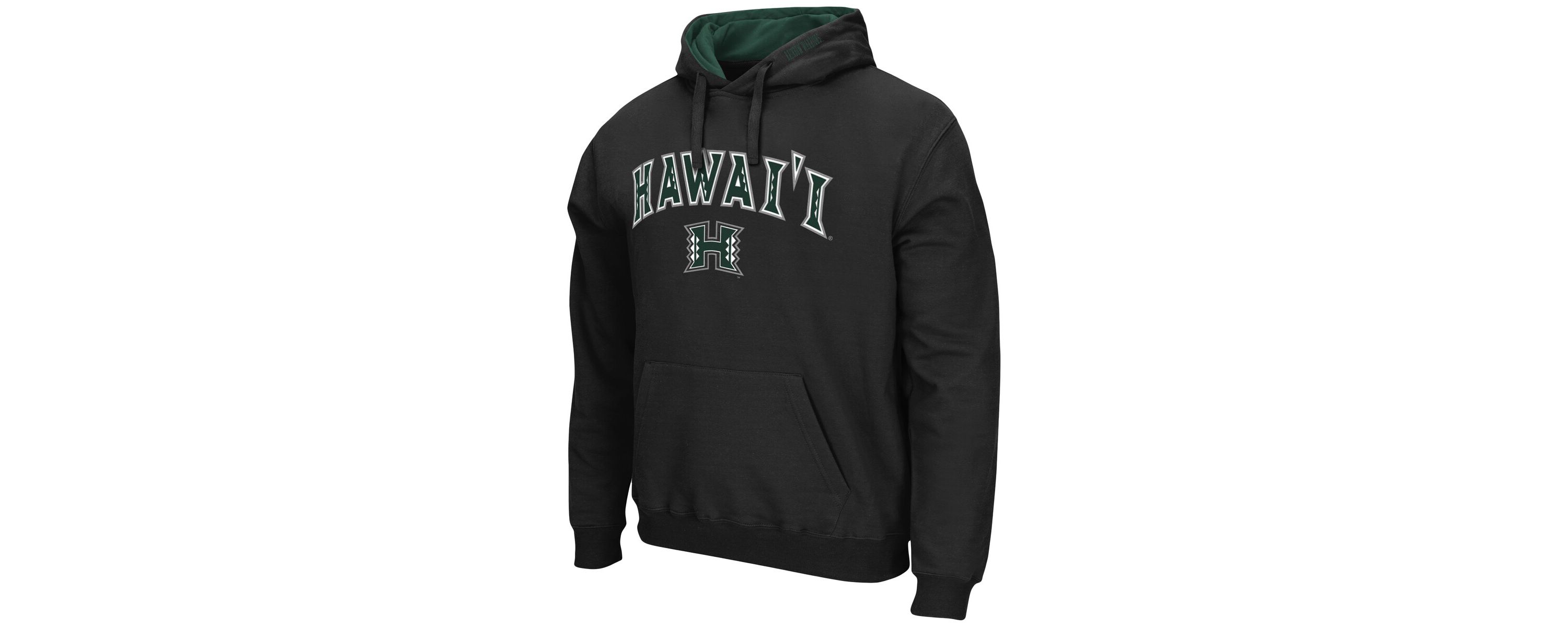 Hawaii Rainbow Warriors NCAA Hawaii Warriors Arch and Logo Pullover Hoodie