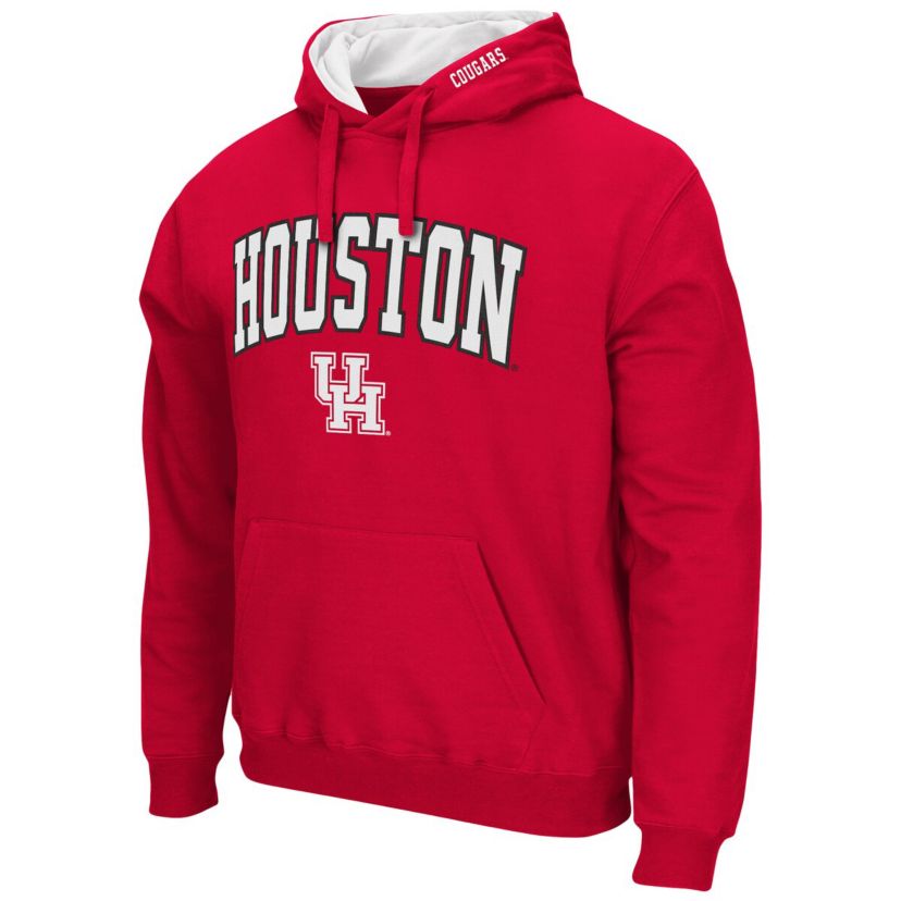 NCAA Houston Cougars Arch and Logo Pullover Hoodie