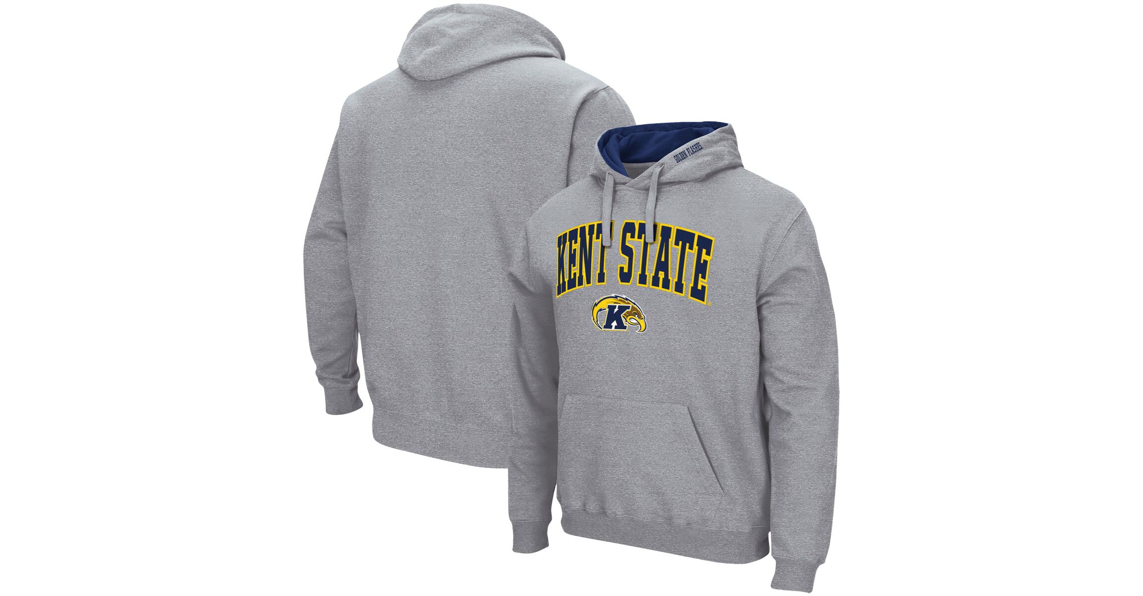 NCAA ed Kent State Golden Flashes Arch and Logo Pullover Hoodie