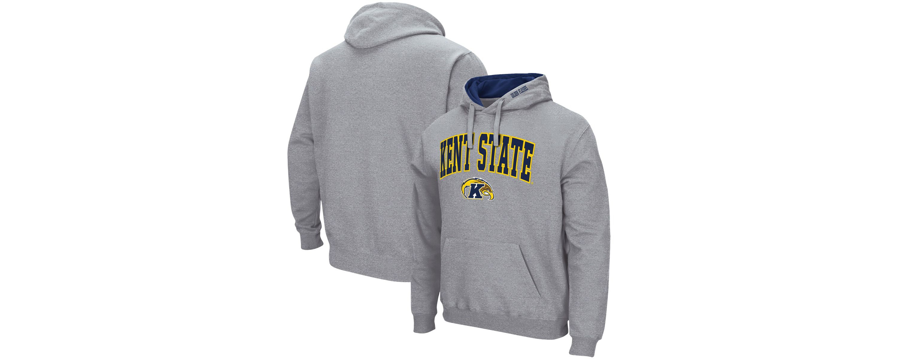 NCAA ed Kent State Golden Flashes Arch and Logo Pullover Hoodie