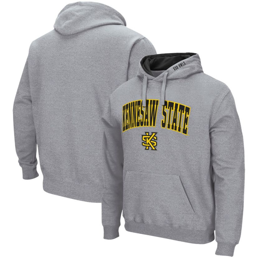NCAA ed Kennesaw State Owls Arch and Logo Pullover Hoodie