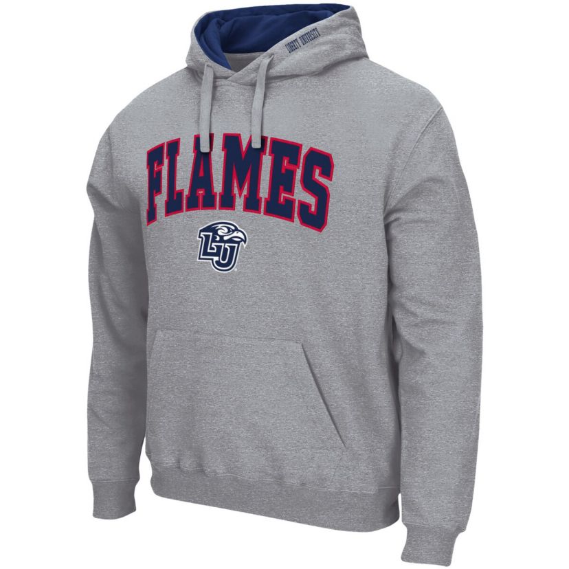 NCAA ed Liberty Flames Arch and Logo Pullover Hoodie