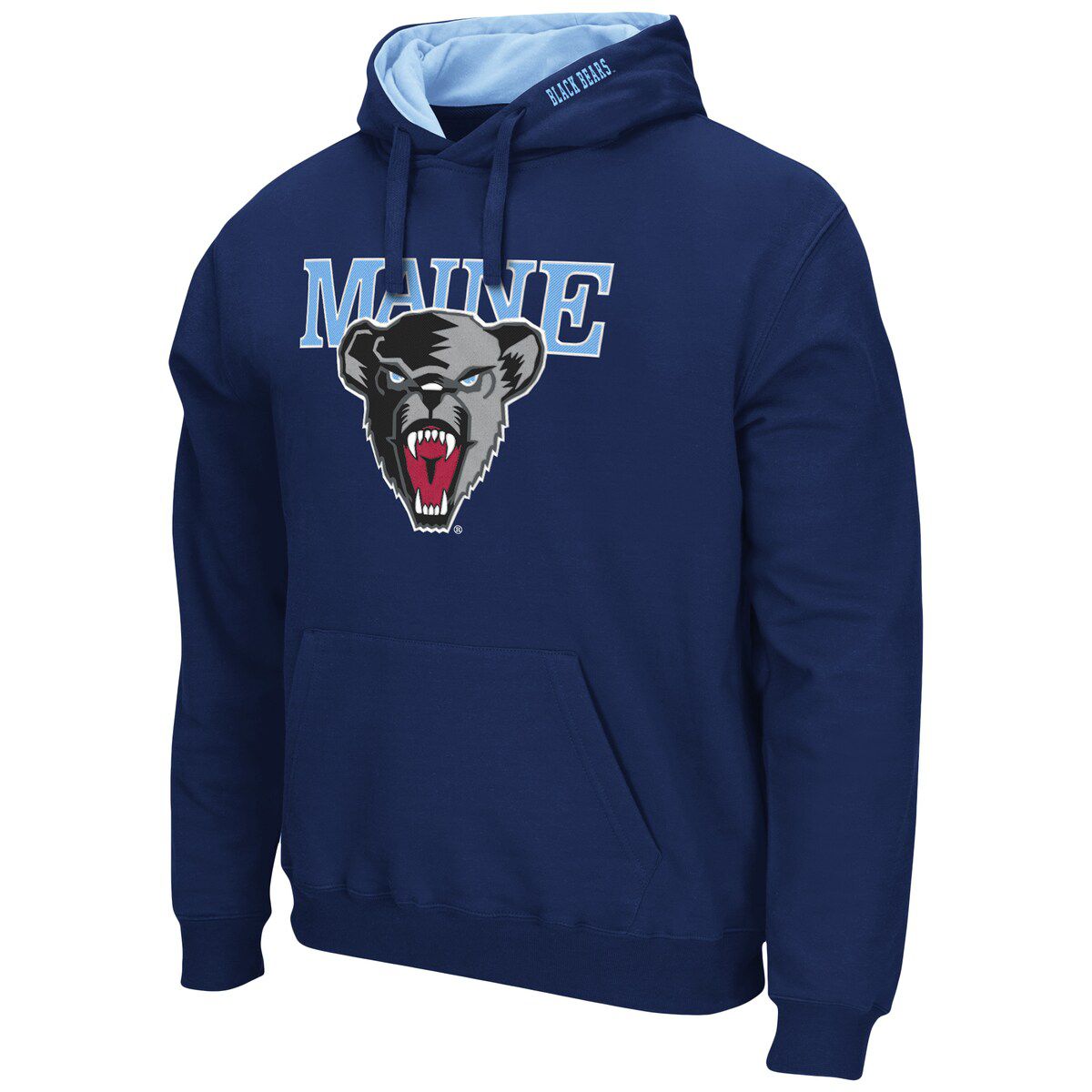 Maine Black Bears NCAA Maine Bears Arch and Logo Pullover Hoodie