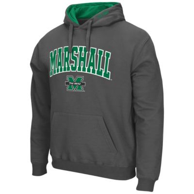 NCAA Marshall Thundering Herd Arch and Logo Pullover Hoodie