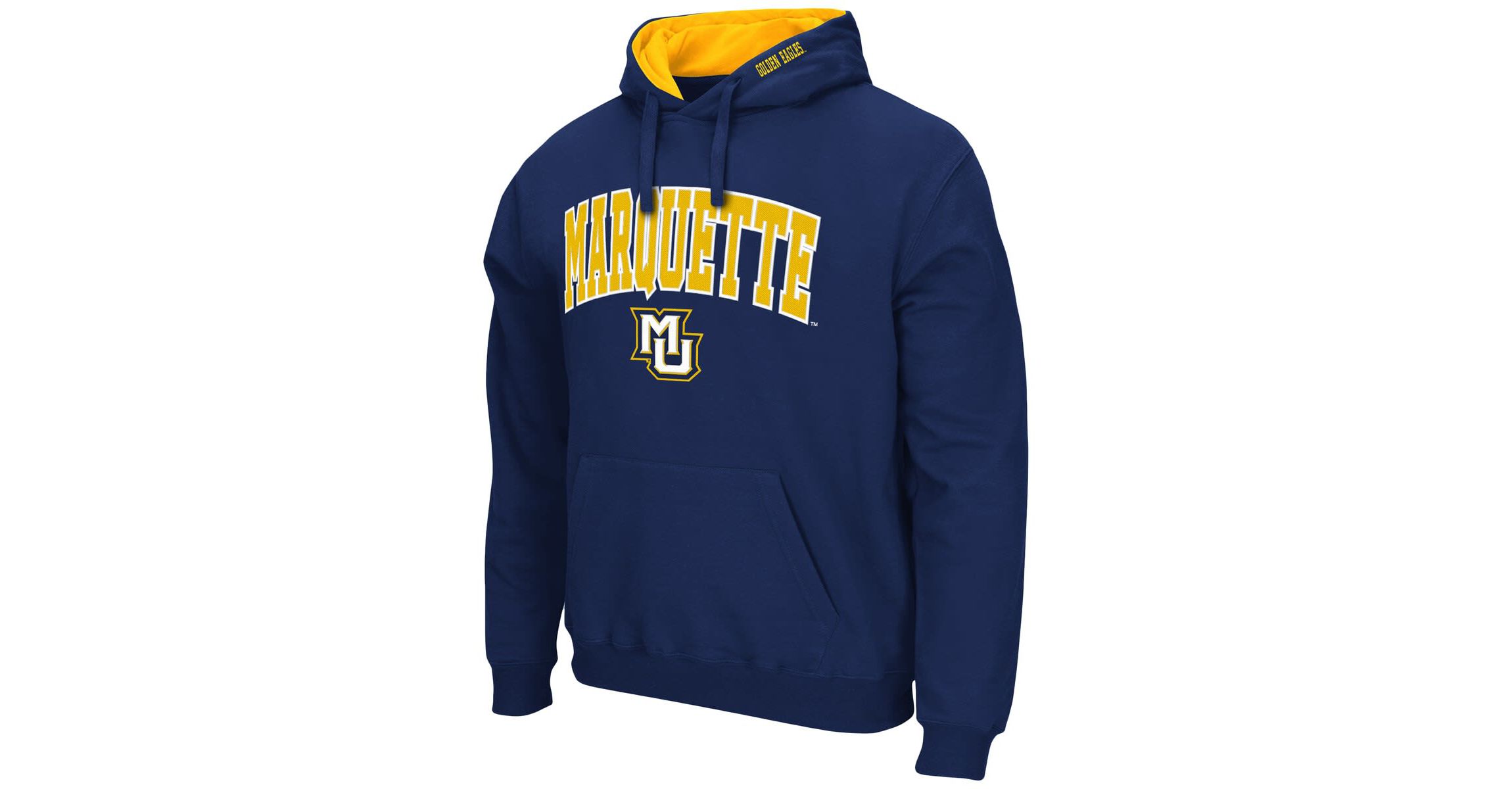 NCAA Marquette Golden Eagles Arch and Logo Pullover Hoodie