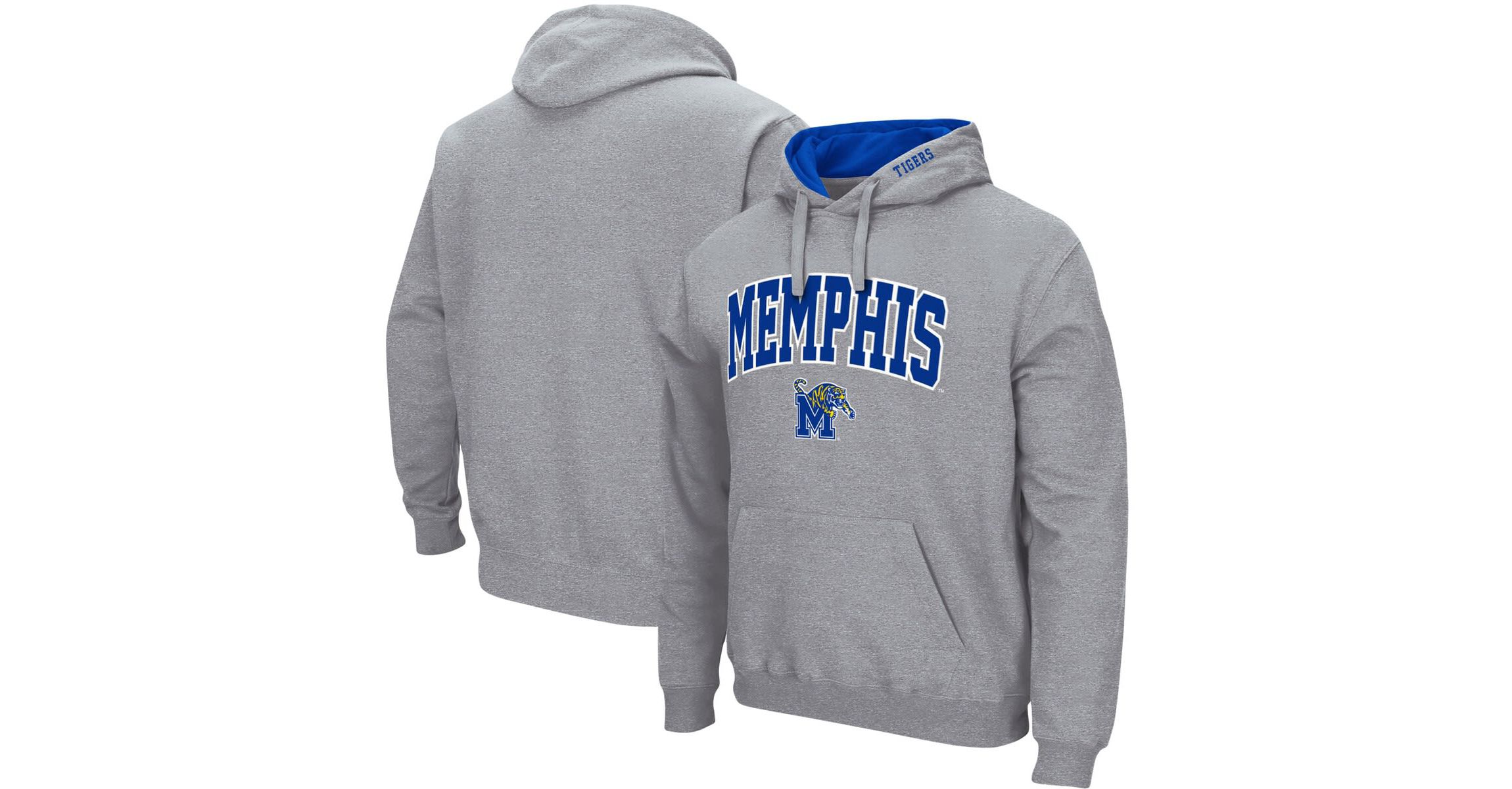 NCAA ed Memphis Tigers Arch and Logo Pullover Hoodie