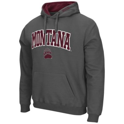 NCAA Montana Grizzlies Arch and Logo Pullover Hoodie